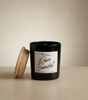 Pure Sandal – Soy Wax Candle (185 g | 6.53 oz)