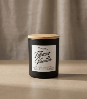 Tobacco Vanilla – Soy Wax Candle (185 g | 6.53 oz)